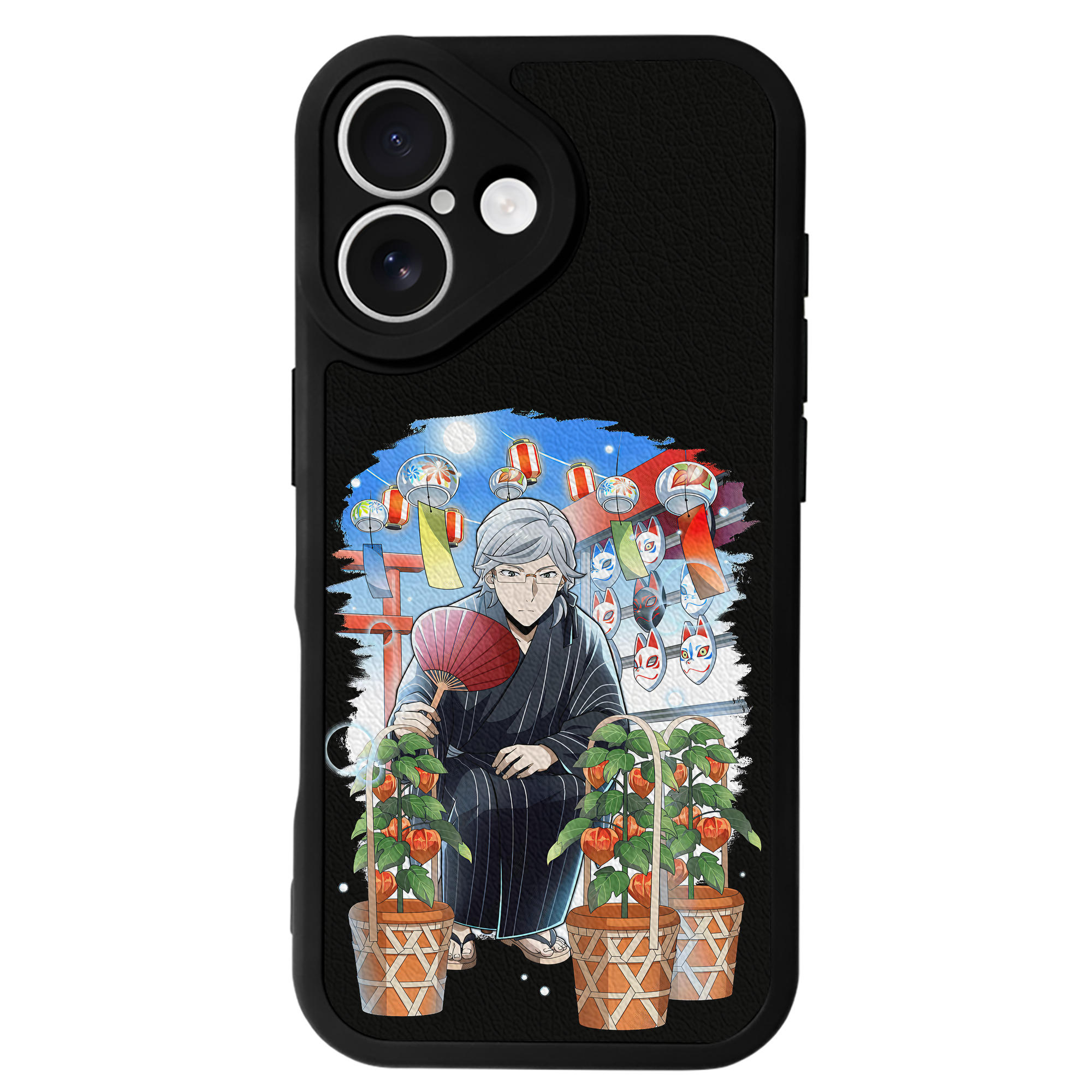 （画像用） 文豪ストレイドッグス Bungo Stray Dogs 【iPhone 16シリーズ対応】シリコンスマホケース（レザー調） 材質：シリコン